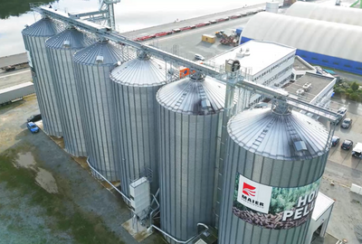 Platz für 8.000 Tonnen Pellets